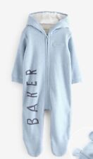 BNWT Ted Baker Baby Boys Blue Snugglesuit All In One Pramsuit 3-6 Months