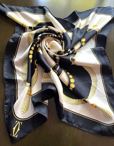 Cartier jewelry motif silk - jewelry,