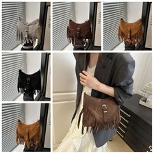 Women Fringe Hobo Handbag