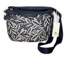 Radley Shoulder Cross Body Bag Small DASH LEAF Coated Cotton New
