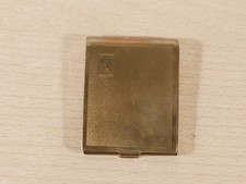 Antique Art Deco Era Brass Matchbook Holder 55 x 45mm Made in England