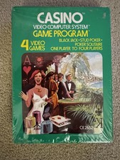 Atari 2600 - Casino Sealed New Original Version From 1978