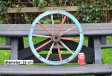 Vintage old wooden cart wagon