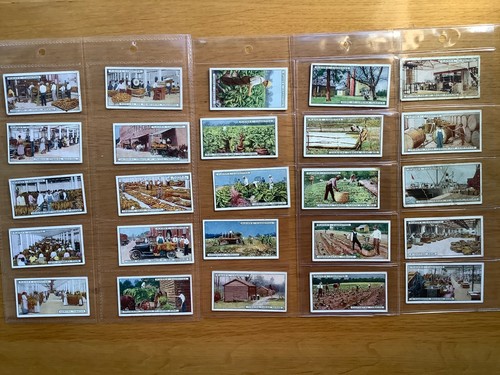 Cigarette cards from - cigarette,