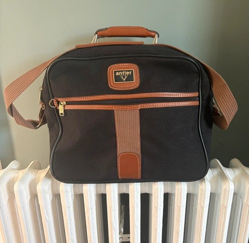 Vintage antler black canvas - antler,