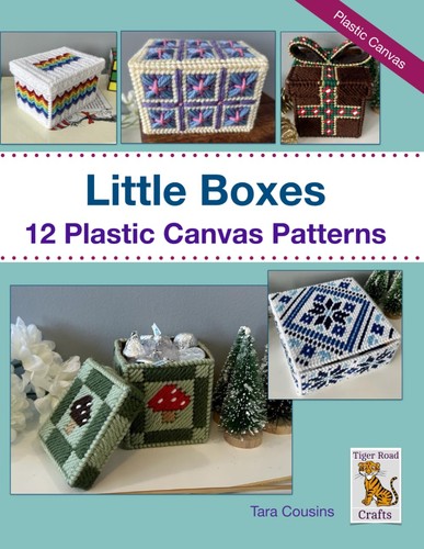 Little boxes plastic canvas - boxes,