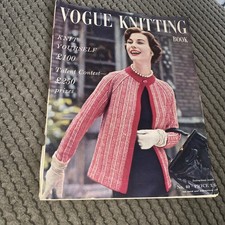 Vintage Vogue no 49 is Knitting Book Magazine 1950s Publication 