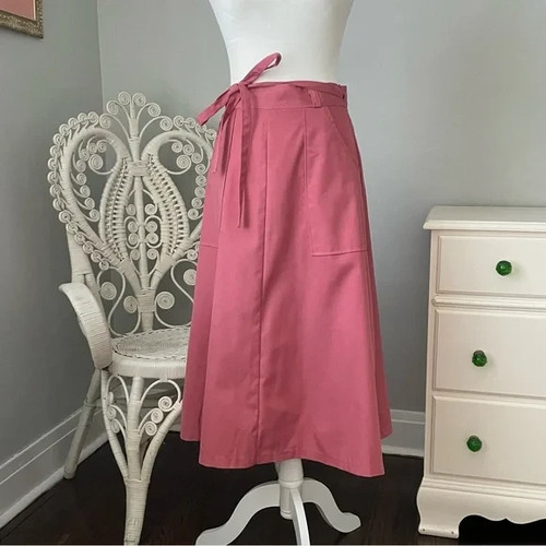 Vintage pink apron wrap - pink,