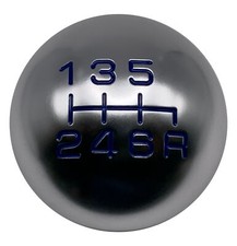 silver blue gear shift knob round for honda S2000 civic NSX CRV 6 speed R2