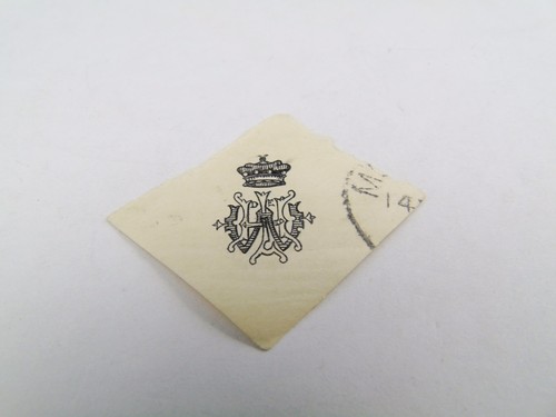 Antique royal crown embossed - royal,