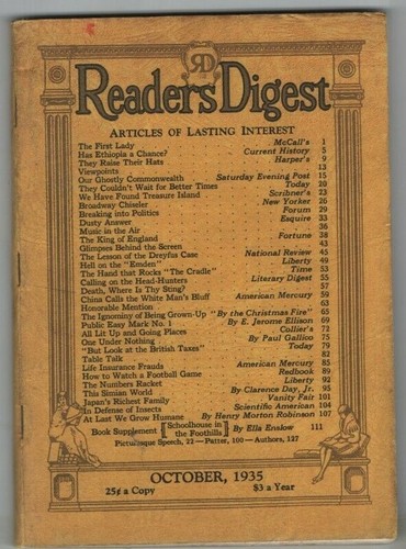 The reader digest - mag,