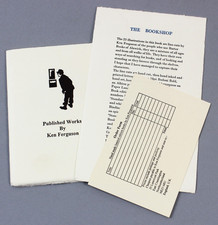PRIVATE PRESS fine catalogue by KEN FERGUSON Northumberland sample lino cuts