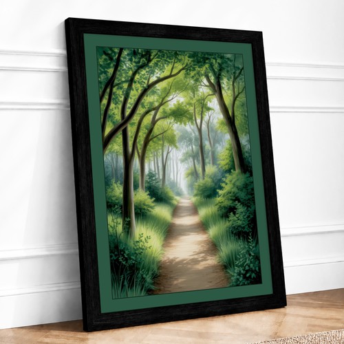 Path through the trees - through,