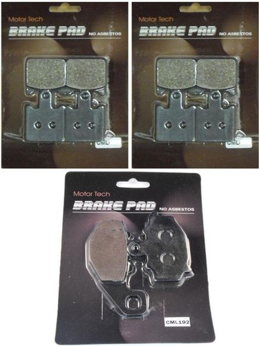 Front rear brake pads - brake, for