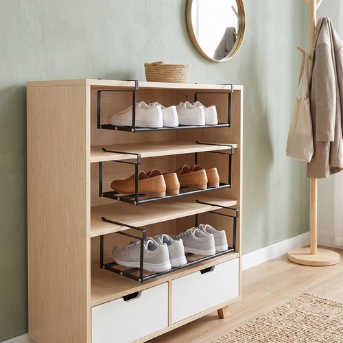 3pcs adjustable shoe rack - adjustable,