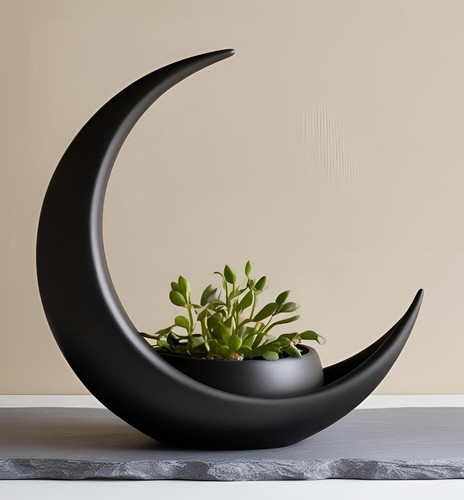 Black crescent moon tea - black,