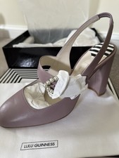 Lilac leather square high