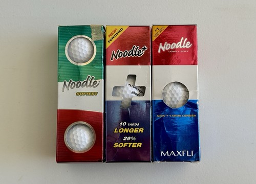 Noodle golf balls pack - golf, balls,