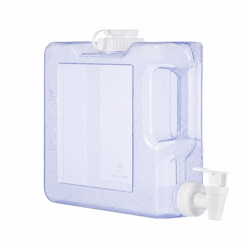 Clear water jug - jug, tap