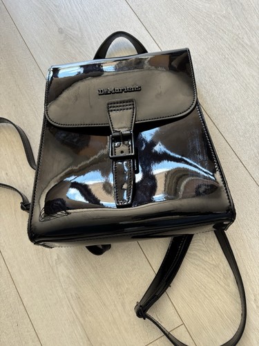 Martens black patent - black,