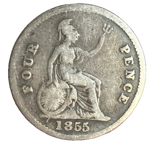 1855 victoria four - 1855, pence