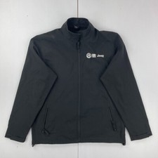 Jacket Xl Black Mens Coat Softshell Plain Jeep Fiat Alfa Romeo Cars Motorsport
