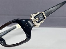 Eyeglasses Frames Woman Black Silver Belt Buckle Optics Square F708 NP:231€
