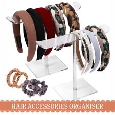 2X Acrylic Headband Holder Rack Head Band Organizer Hair Hoop Display Stand Gift