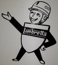 Lambretta man  4.5 X 4inch