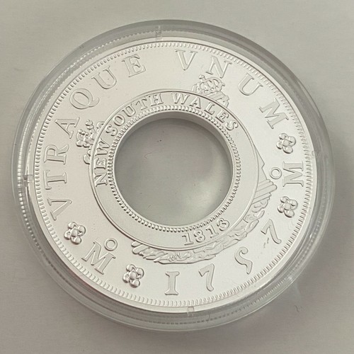 Australia coinage 1757 holey - 1757,