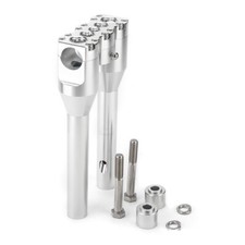 Silver 10"+1" Height Risers w/