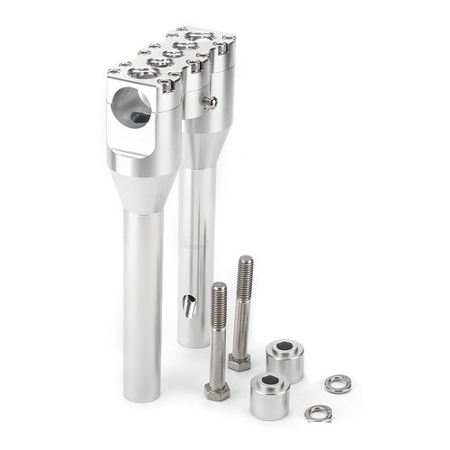 Silver height risers w - silver, 10"+1"