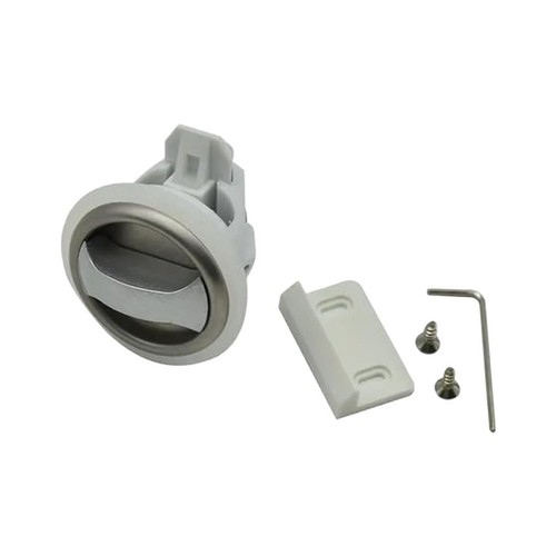 Keyless door lock white - rv,