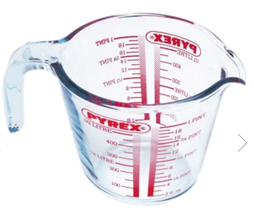 Pyrex glass measuring jug 5l - glass,