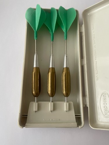 Vintage unicorn brass darts - unicorn,