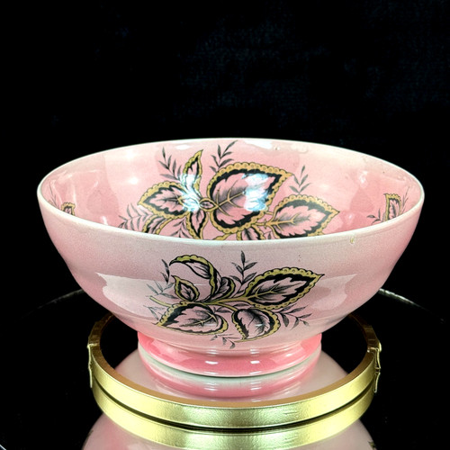 Maling coleus pink footed bowl - maling,