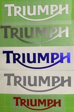 Two triumph logo replica - triumph,