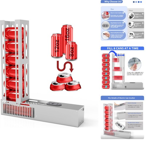 Electric can crusher - can,