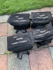 Insulated Food Delivery Bag 14x10x12” Black Takeaway Kebab Indian Pizza Chinese