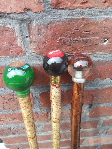 Portable wooden walking stick - portable,