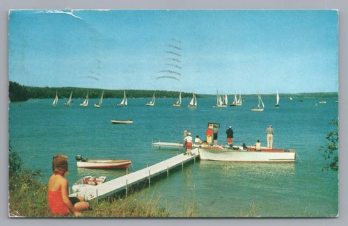 Vintage michigan postcard - michigan,