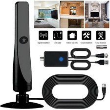 TV Aerial Indoor TV Aerial for Smart TV with Signal Booster Digital TV Antenna