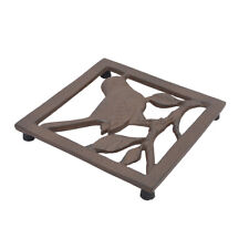 Cast Iron Trivet Bird Design Kitchen Table Top Pan Rest Saucepan Stand Coaster