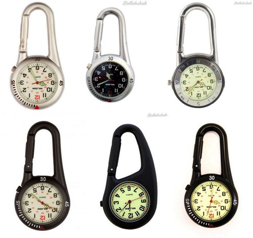 Clip carabiner fob watch - carabiner,