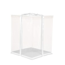Clear PVC Gift Boxes Cake