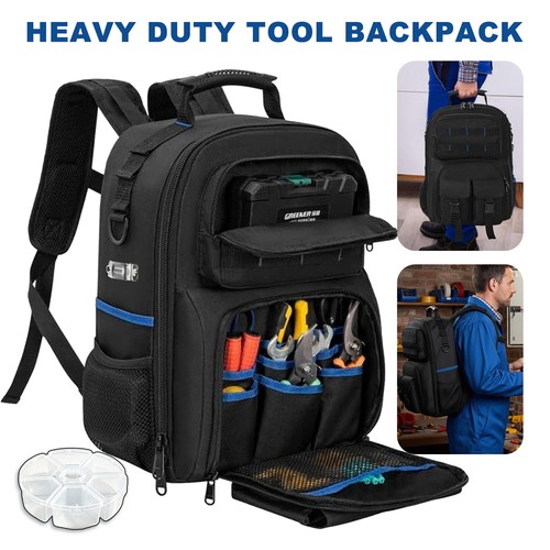 Heavy duty tool backpack - duty,