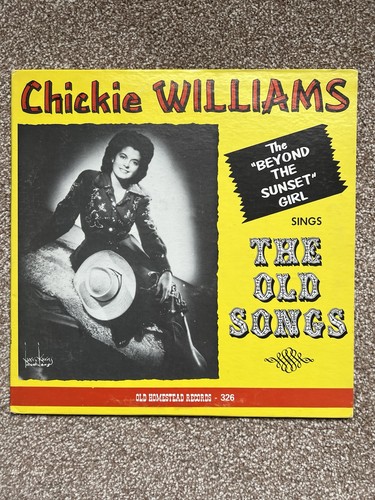 Chickie williams sings the - the, old