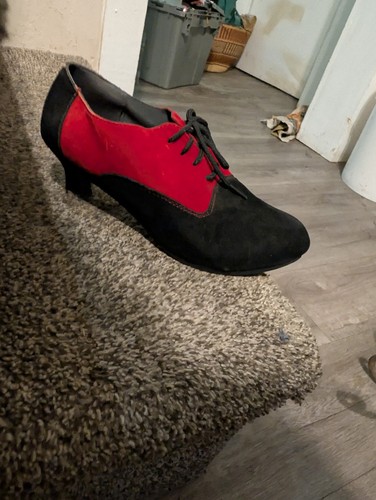 Tie red black - red,