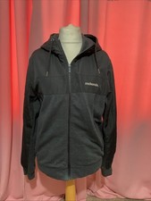 MENS GREY HOODED JACKET JUMPER SIZE L MCKENZIE
