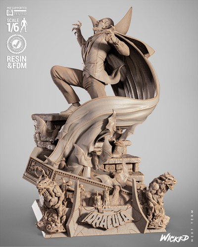 Dracula the vampire resin - the,